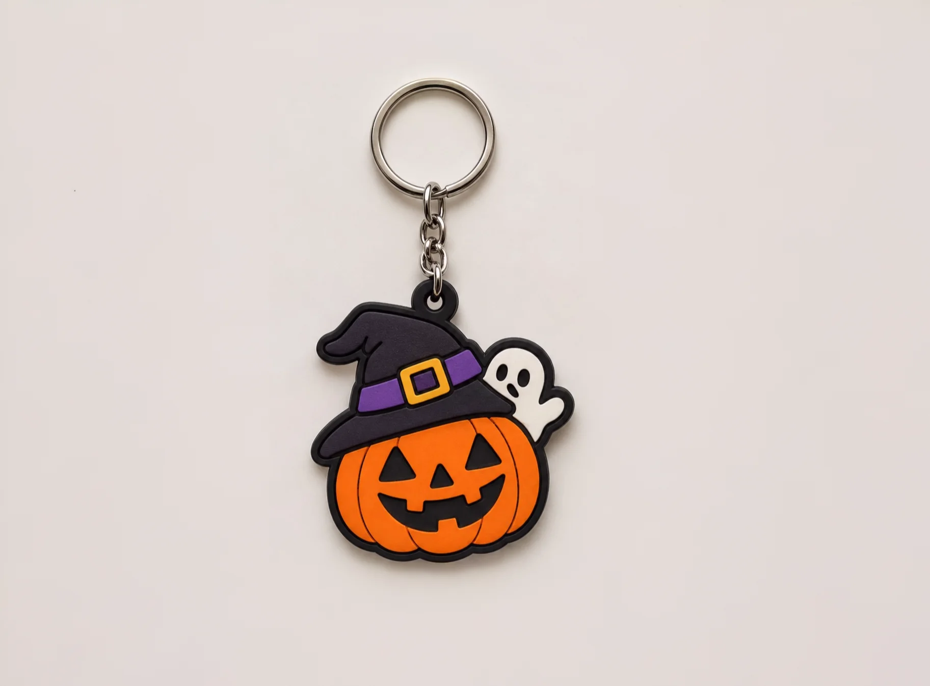 Spooky Pumpkin Keychain