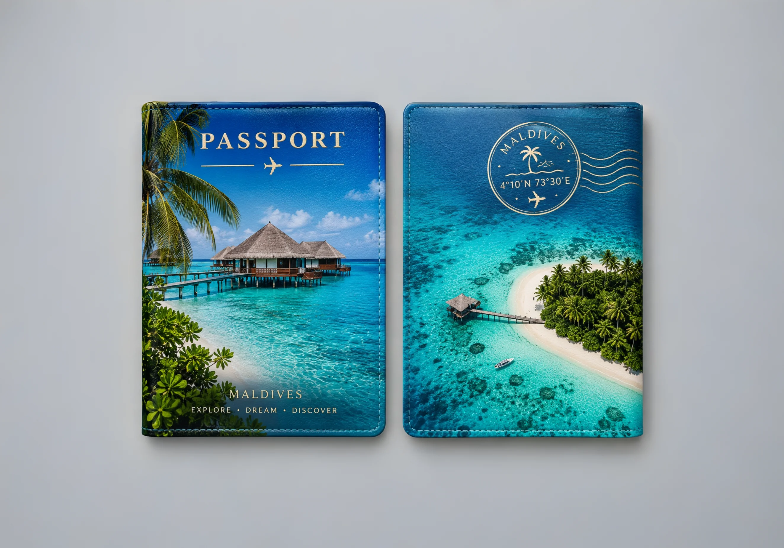 Passport Cover - MALDIVES Design