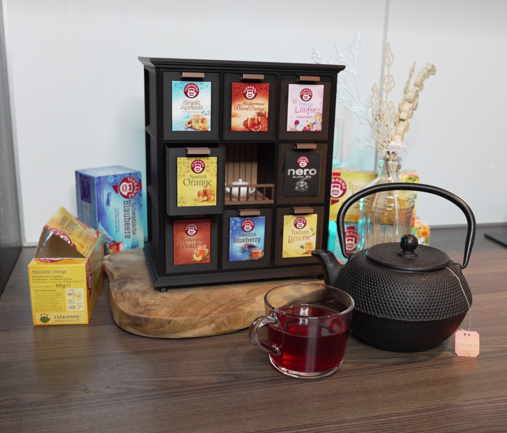 Tea Storage with teabag cover design