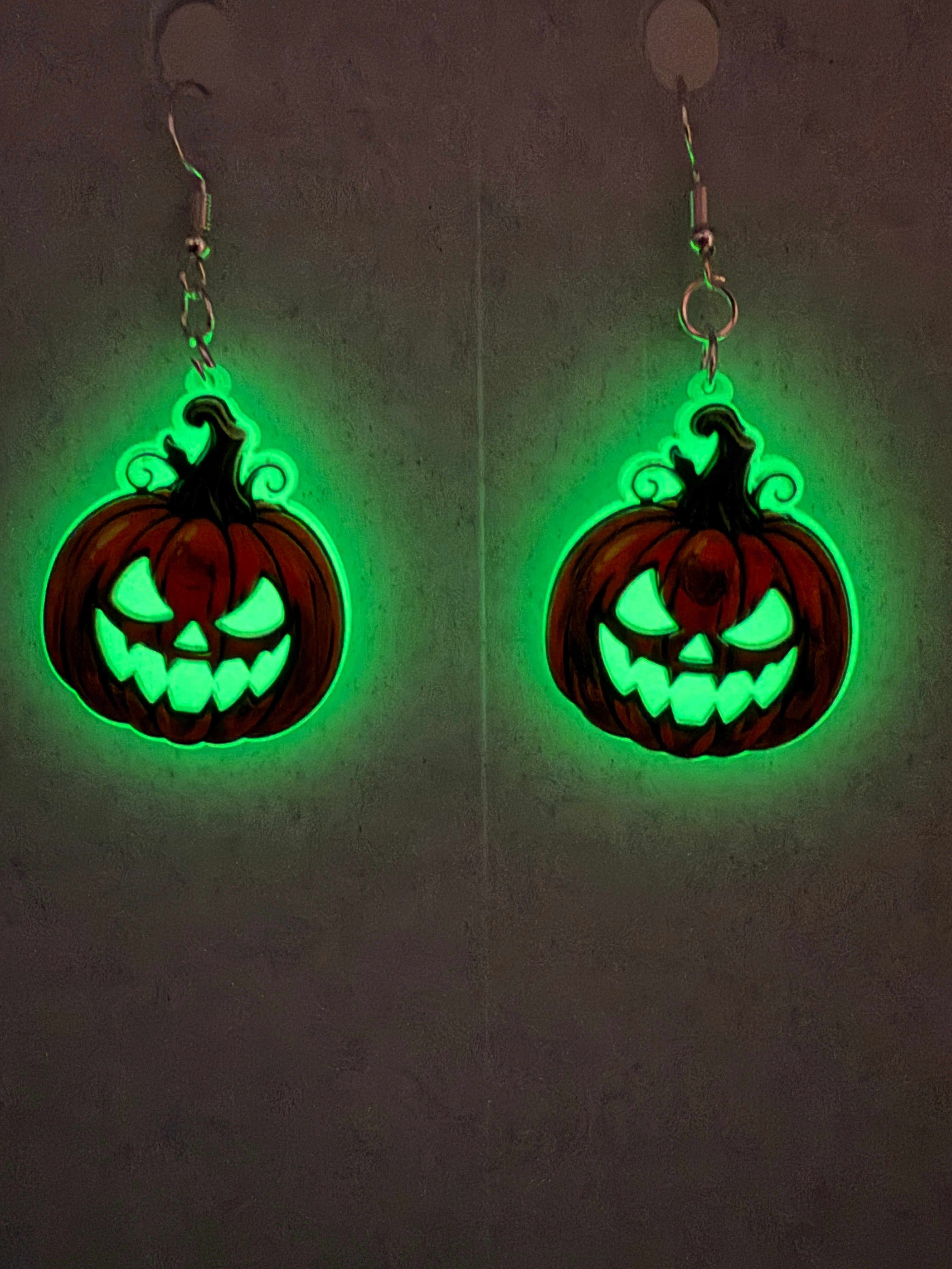 Jack O lantern Earrings 