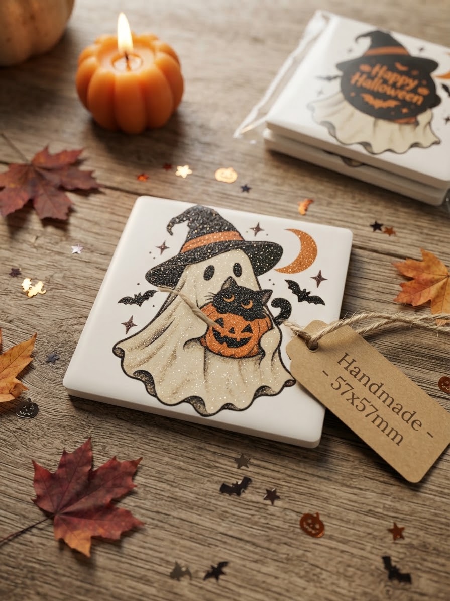 Spooky Friends - Cat in Pumpkin